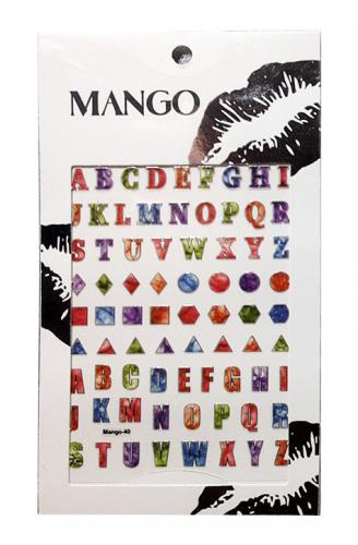 MANGO ネイル ステッカー シール MNG40 アルファベット