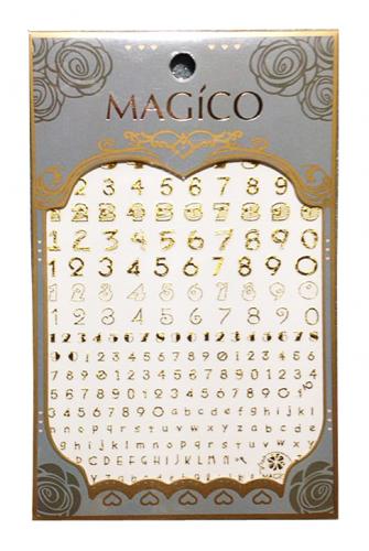 MAGICO ネイル ステッカー シール MGC28 数字 アルファベット
